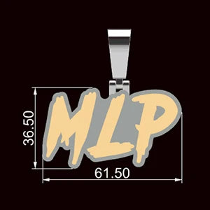 Moissanite Custom Letter Pendant – New Font Stitching Style | 925 Sterling Silver Hip Hop Jewelry for Men & Women
