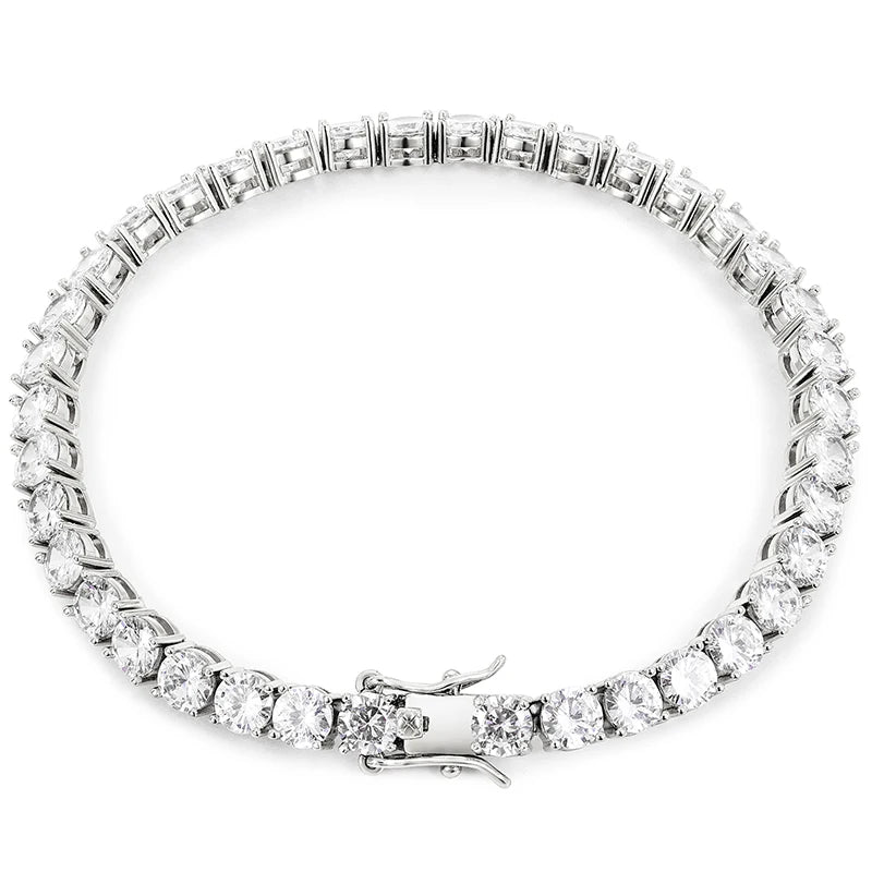 Moissanite Tennis Bracelet – D VVS | S925 Sterling Silver Fine Jewelry for Men & Women