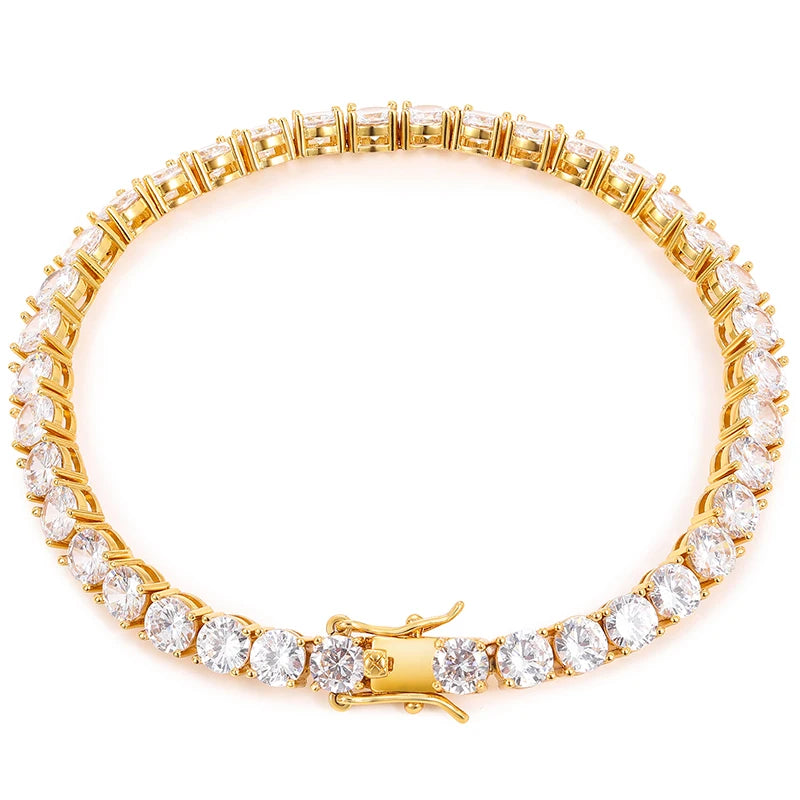 Moissanite Tennis Bracelet – D VVS | S925 Sterling Silver Fine Jewelry for Men & Women
