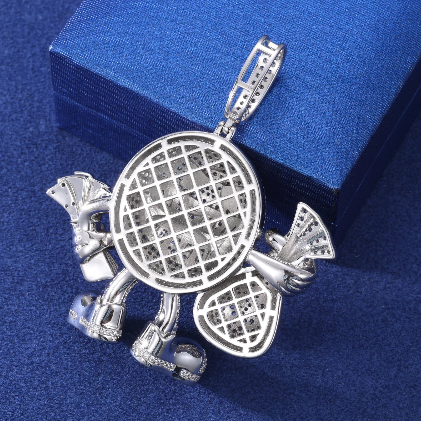 Moissanite Money Bag Pendant – Iced Out Hip Hop Bling | 925 Sterling Silver Jewelry for Men & Women