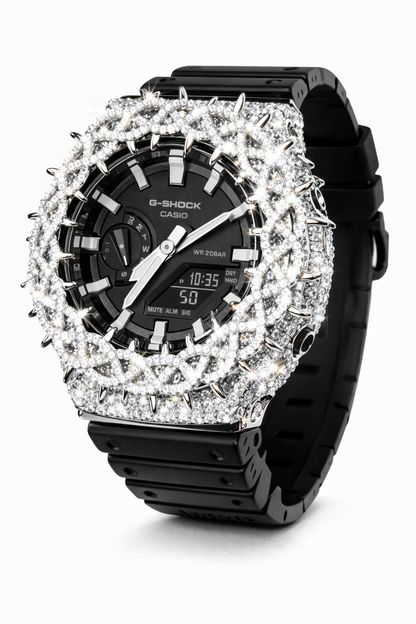 Bust down Thorn G- Shock (Black strap)