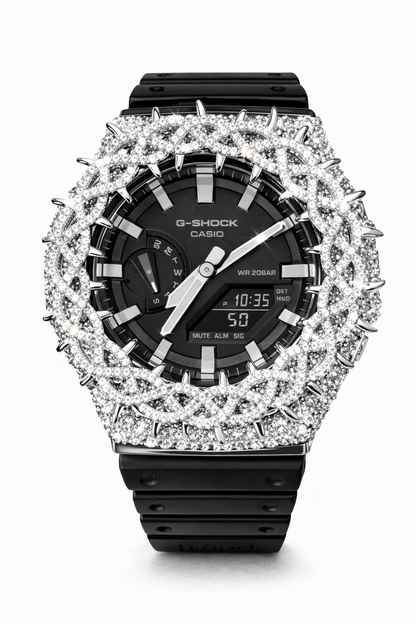 Bust down Thorn G- Shock (Black strap)